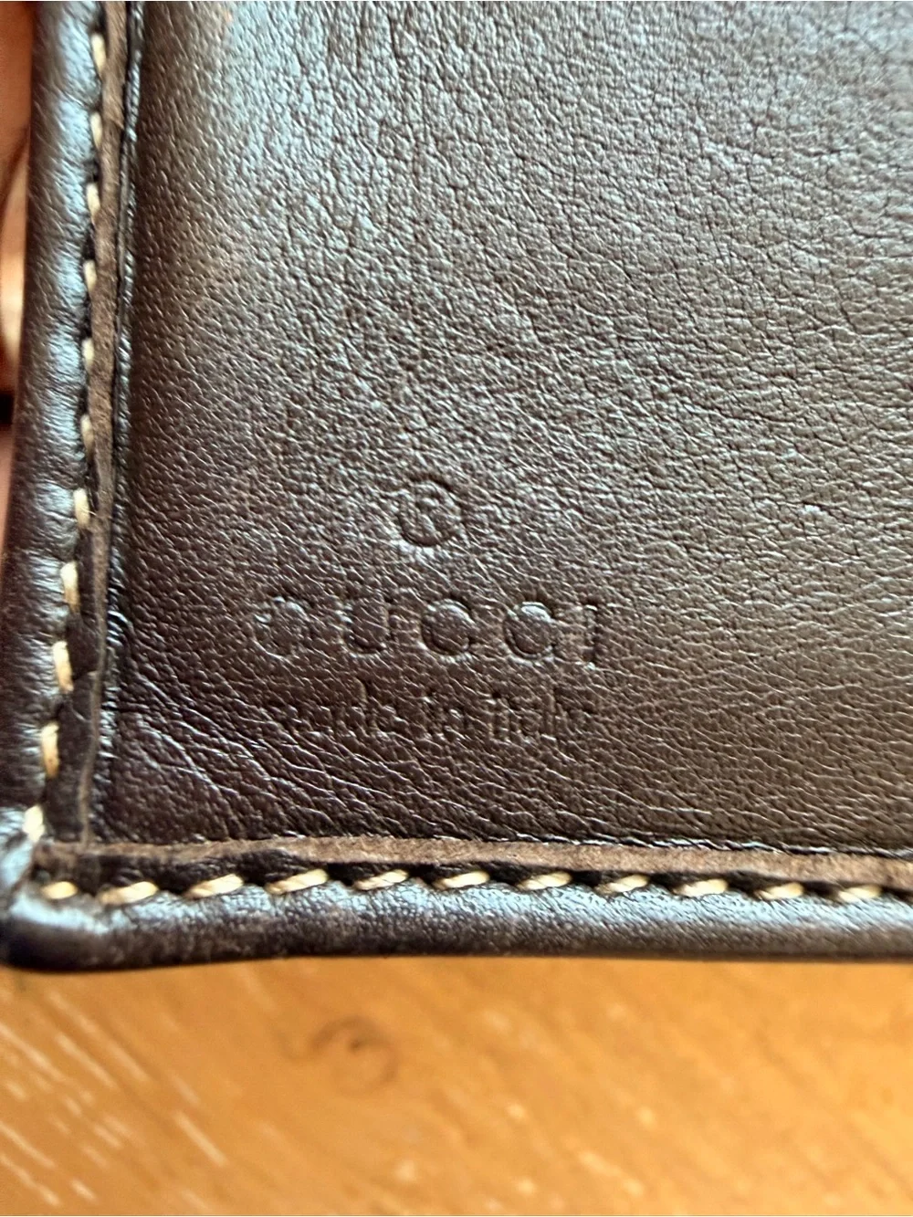 Gucci Mens Brown Monogram Wallet